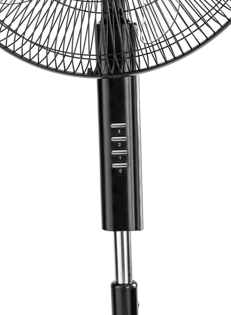 erorex Stand Fan 3 Speed Wide Oscillation 5AS Blade Design 16 Inch 60W Black - Image 3