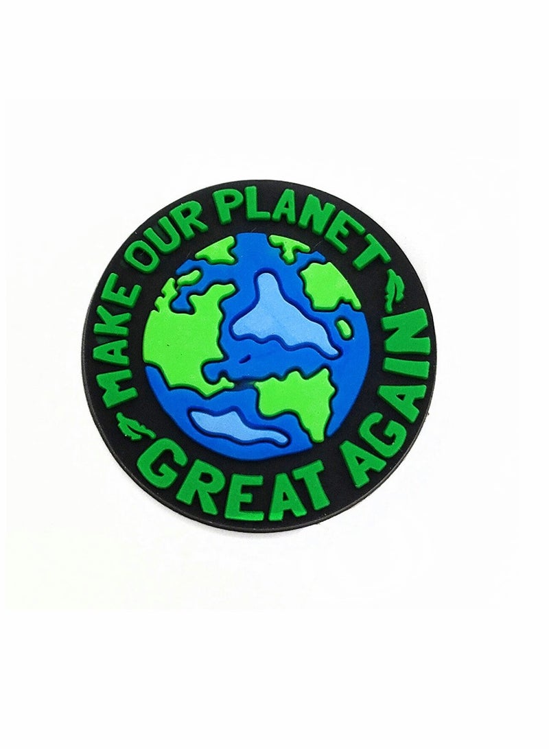 10 Pack Trendy Green Shoe Charms for Clogs and Sandals Fun Food Designs for Kids and Adults Perfect Party Favors and Gifts  - Image 5