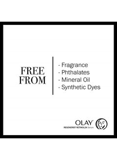 Olay Regenerist Retinol Face Serum, Retinol 24 Night Face Serum, 1.3oz + Whip Face Moisturizer Travel/Trial Size Gift Set  - Image 4