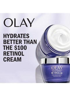 Olay Regenerist Retinol Face Serum, Retinol 24 Night Face Serum, 1.3oz + Whip Face Moisturizer Travel/Trial Size Gift Set  - Image 2
