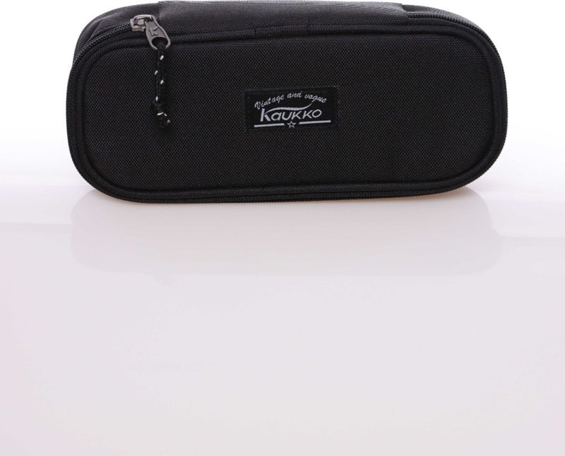 KAUKKO K2165 Pencil Bag with Special Compartment Black - Image 3