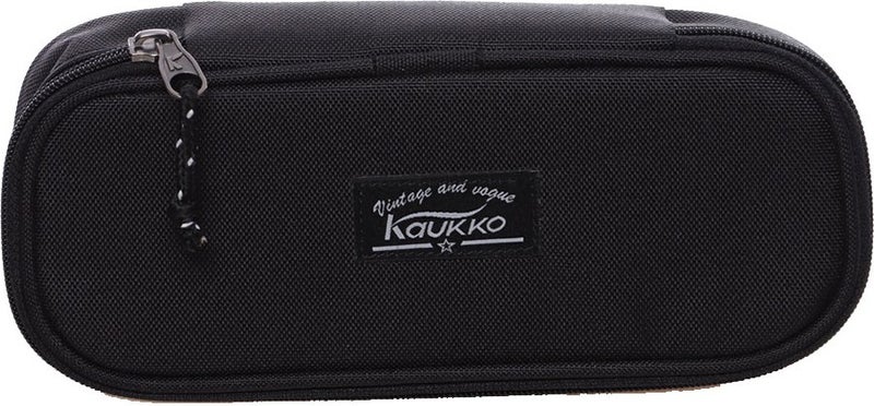 KAUKKO K2165 Pencil Bag with Special Compartment Black - Image 1