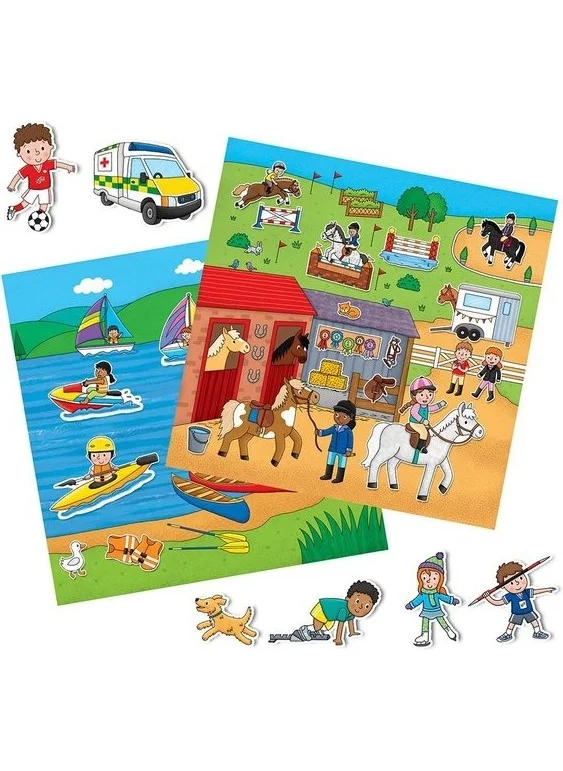 جالت -Reusable Sticker Book - Sports Ages 3+