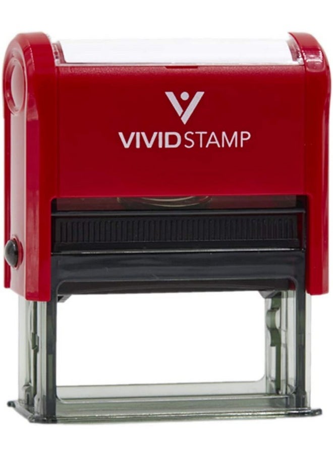 Vivid Stamp All Sales Final Rubber Stamp (Red Ink) - Medium  - Image 1