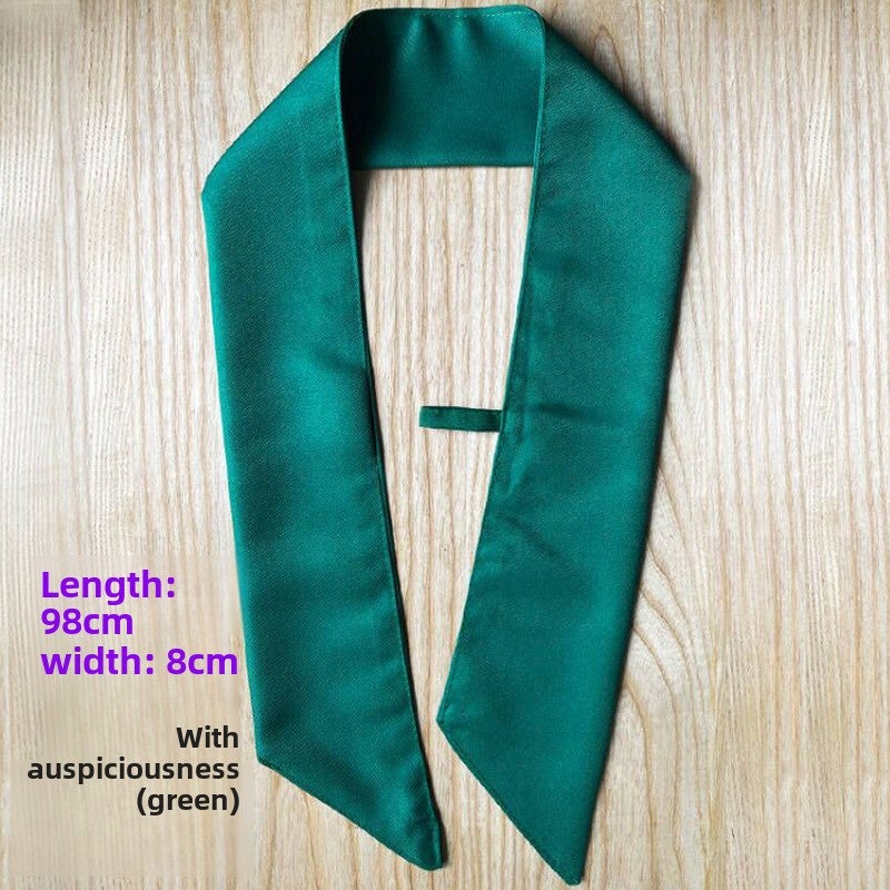 Chef Neck Scarf Sweat Towel Accessories "Green" with loop 