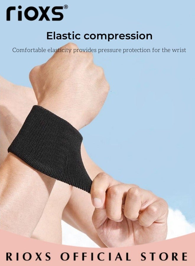 RIOXS Dipped Plastic Covered Rubber Hexagonal Dumbbells Steel Weight Set With A Pair Of Wrist Protectors For Men Women 2Kg 3Kg Fitness Sports Training Set  - Image 5