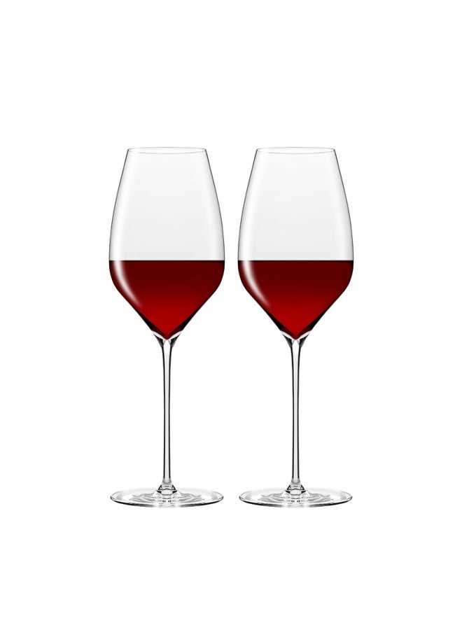 Cliton Bordeaux Red Wine Gl Set Of 2 European Imported Crystal Stemmed Wine Gl For Home - Image 5