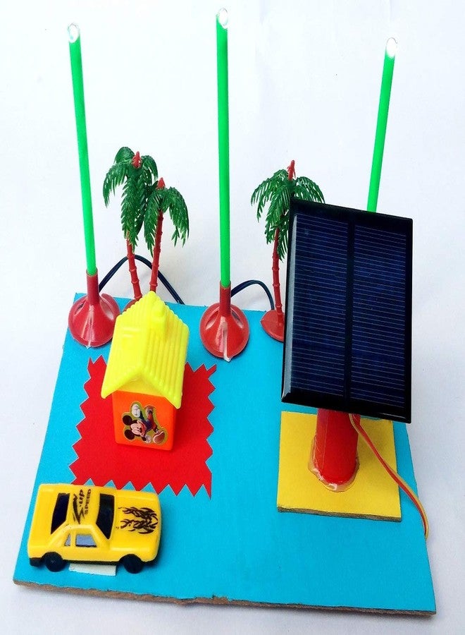 SRROBOTICS Solar Street Light Working Model Do It You Self Kit for School Students Best and Beautiful and Winning Model - Image 1