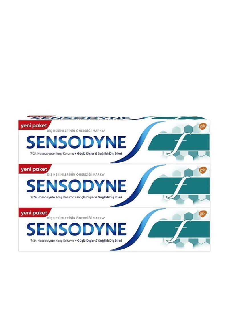 Sensodyne Daily Protection Fluoride Toothpaste x 3