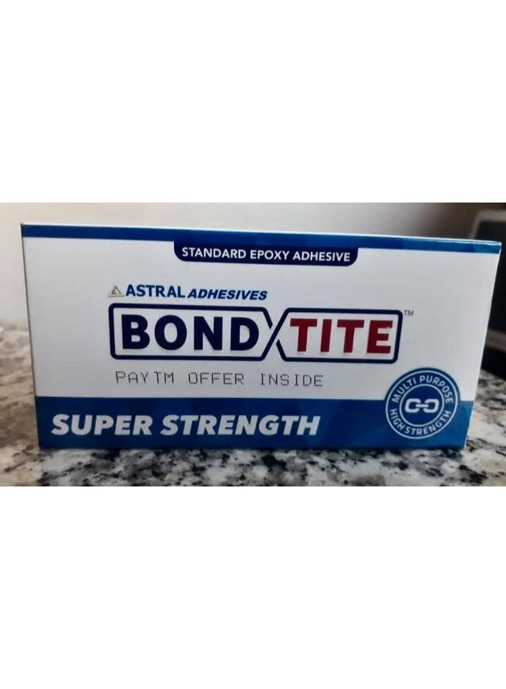 استرال لاصق إيبوكسي قياسي فائق القوة من ASTRAL BONDTITE. يُستخدم لربط مجموعة متنوعة من المواد، سواء كانت متشابهة أو مختلفة، مثل المعادن، والسيراميك، والخشب، والجلد، والمطاط، والرخام، والزجاج، وغيرها. (36 غراماً) - Image 2