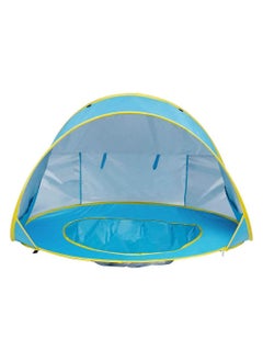 Hanayo Kids Tent Baby Beach Tent Beach Tent with Pool Indoor Play & Travel Beach Outdoor Tent Children Playhouse for Indoor Outdoor Boys & Girls Birthday Gift (120*80*70CM)  - Image 2