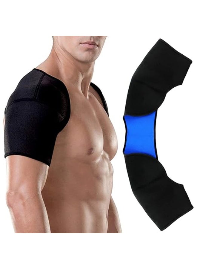 Shoulder Brace Warm Support Protector Shoulder Strap Brace for Sleeping Outdoor Lifting Sports, Relieve Chronic Tendinitis Pain, Breathable Sports Protective Gear - Image 1