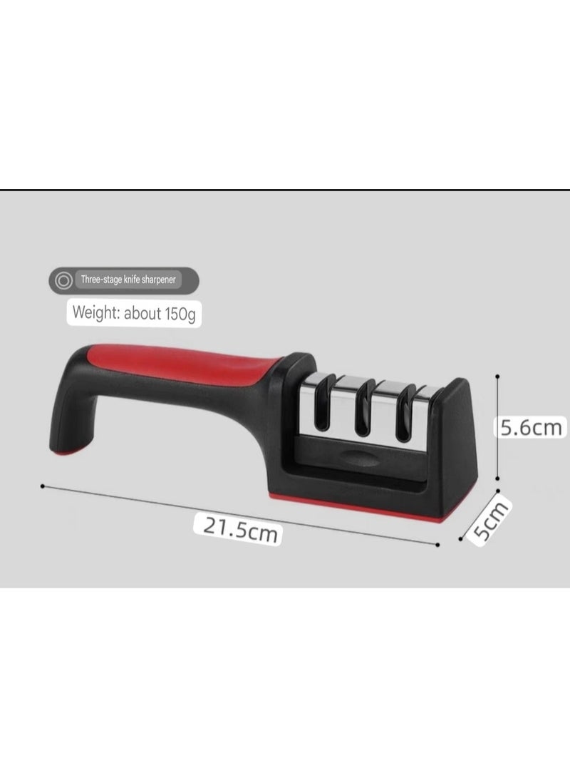 Home knife sharpener multifunctional knife sharpener fast knife sharpening kitchen stainless steel scissors kitchen knife special knife sharpening tool - Image 2