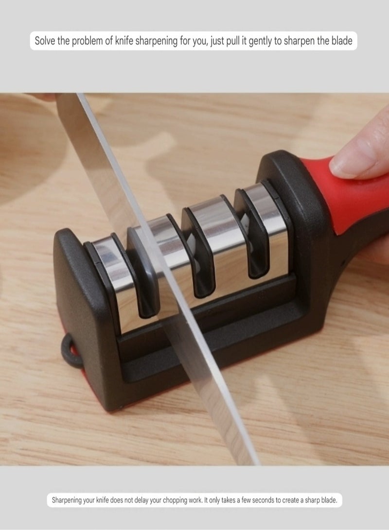 Home knife sharpener multifunctional knife sharpener fast knife sharpening kitchen stainless steel scissors kitchen knife special knife sharpening tool - Image 5