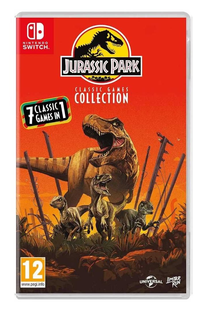 سويتش 0 Jurassic Park Classic Games Collection - إصدار Nintendo Switch - 7 ألعاب كلاسيكية في لعبة واحدة - Image 1