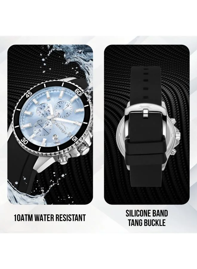 Slazenger  Men's Silicone Multi Function Watch SL.9.2572.2.301 - 44 mm for Men | Best Price UAE