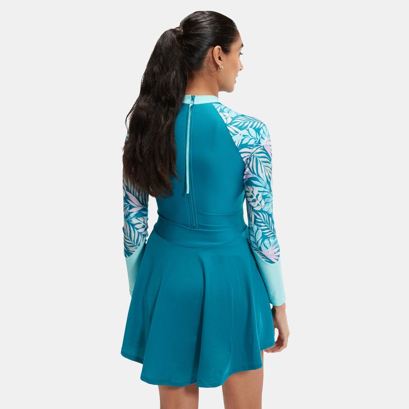 speedo Women's Long Sleeve Swimming Dress - Image 2