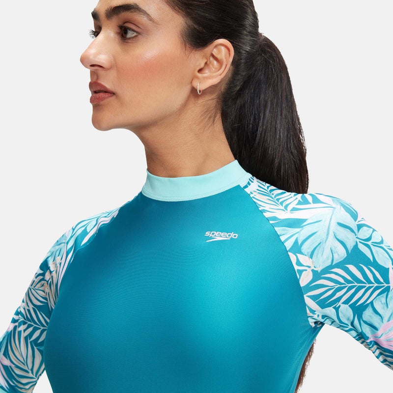 speedo Women's Long Sleeve Swimming Dress - Image 4