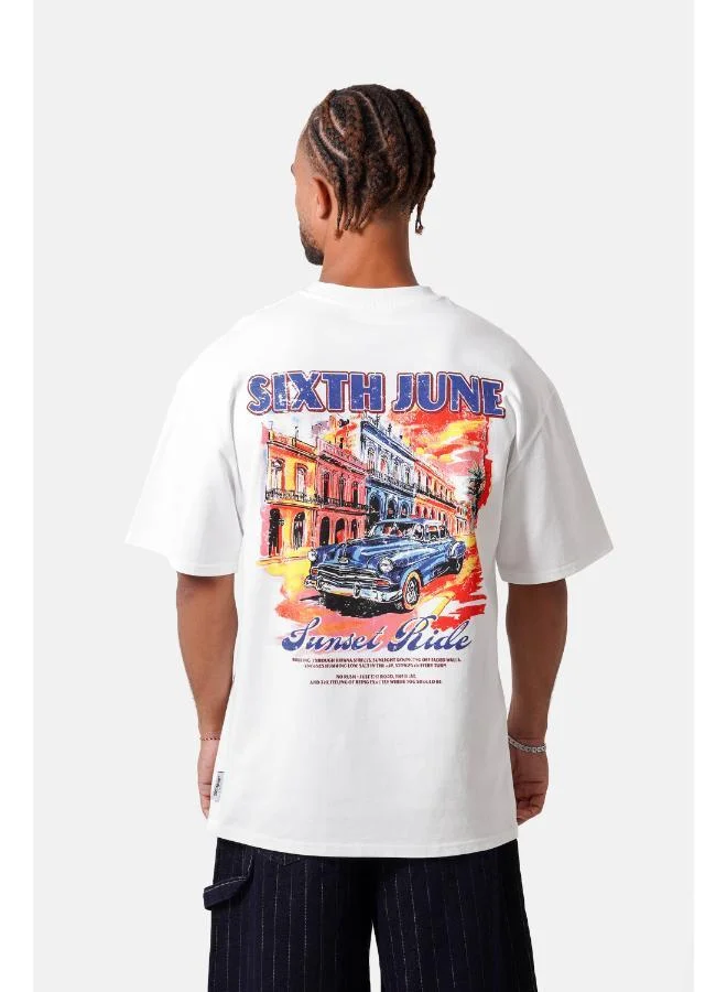 Sixth June Cuban Car Relaxed Ss Tshirt