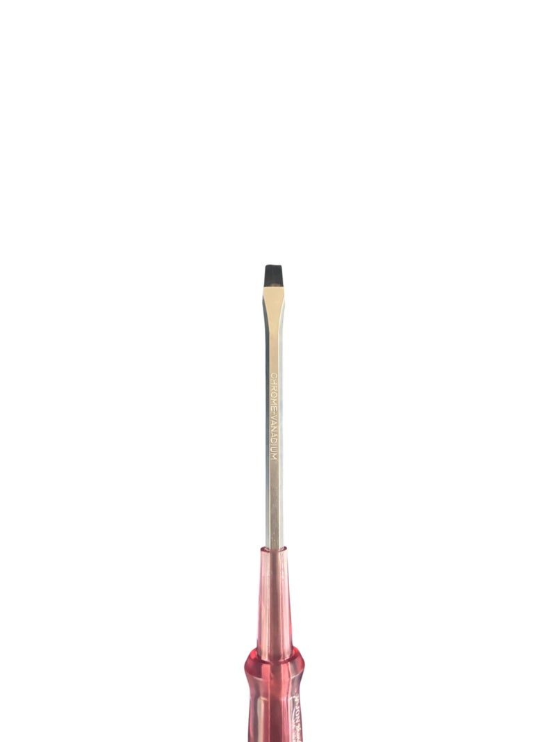 Jon Bhandari Tools 150mm Hammering Screwdriver with Striking Head – Heavy Duty Flat Head Screwdriver with Chrome Vanadium Steel Shaft & Shockproof Handle for Home, Electrical, DIY & Professional Use - Image 5