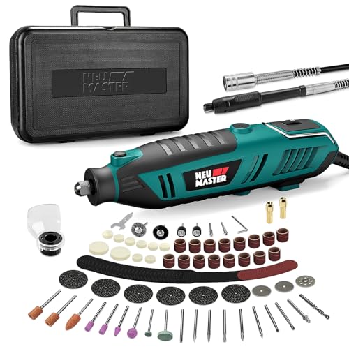 NEU MASTER 180W Rotary Tool Kit, Corded Power Rotary Tools with 160 Accessories and 6 Variable Speed, 10000-35000RPM Electric Drill Set for Handmade Crafting Projects and DIY Creations - Image 1