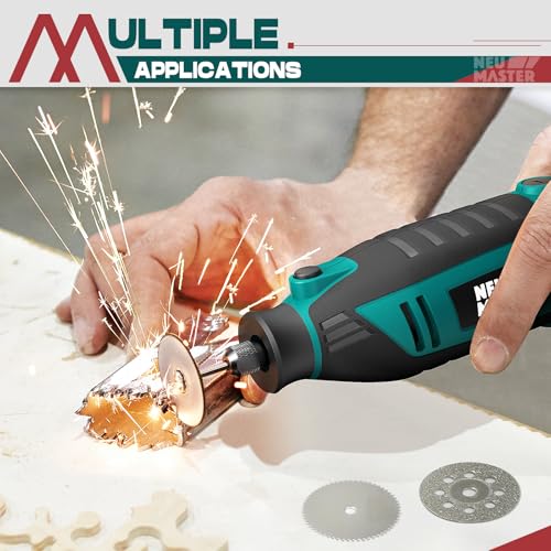 NEU MASTER 180W Rotary Tool Kit, Corded Power Rotary Tools with 160 Accessories and 6 Variable Speed, 10000-35000RPM Electric Drill Set for Handmade Crafting Projects and DIY Creations - Image 4