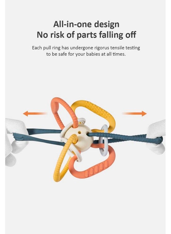 StarAndDaisy Teether For Babies With Bpa Free Teething To Sooth Their Gums ; Teether For Newborn Infant 3M+ Babies (Multicolor) - Image 3