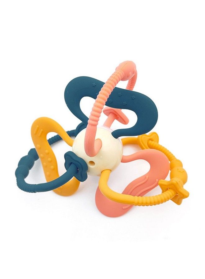 StarAndDaisy Teether For Babies With Bpa Free Teething To Sooth Their Gums ; Teether For Newborn Infant 3M+ Babies (Multicolor) - Image 2