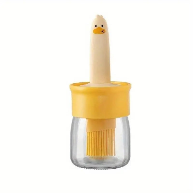 ASHGUJ Premium Olive Oil Dispenser with Silicone Brush for Kitchen Use Ideal for Frying Baking Grilling BBQ and Air Fryer Applications 