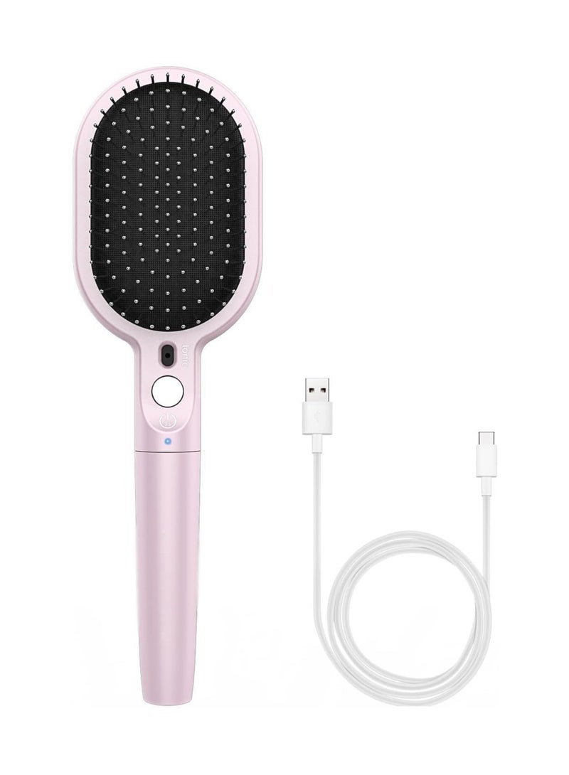general Vibrating Negative Ion Hair Brush, Blow Drying Styling Tool, Massage for Blood Circulation, Electric Straightening Brush, Suitable for All Hair Types - Image 1