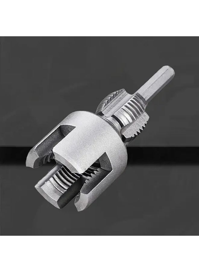 2 in 1 Dual Head Water Pipe Threader Electric Drill Attachment 1 2 Inch Inside and Out - Image 5