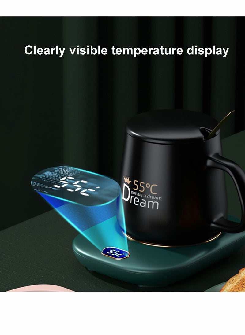 Generic - USB Coffee Mug Warmer for Desk - Smart Electric Cup Heater Coaster, Ideal for Keeping Your Coffee and Tea Warm, Portable Mug Warmer Pad (Cup Not Included) - Image 1