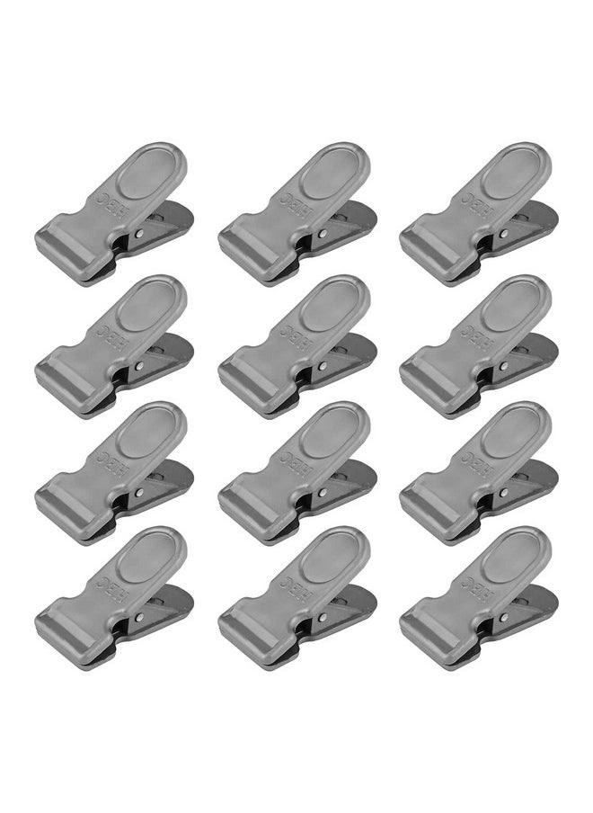 Zureni Heavy Duty Clothes Pins Multipurpose Tight Grip Laundry Clips With Springs Air-Drying Clothing Pin Set For Balcony & Outdoor Use- (Pack Of 12, Random Color)  - Image 1