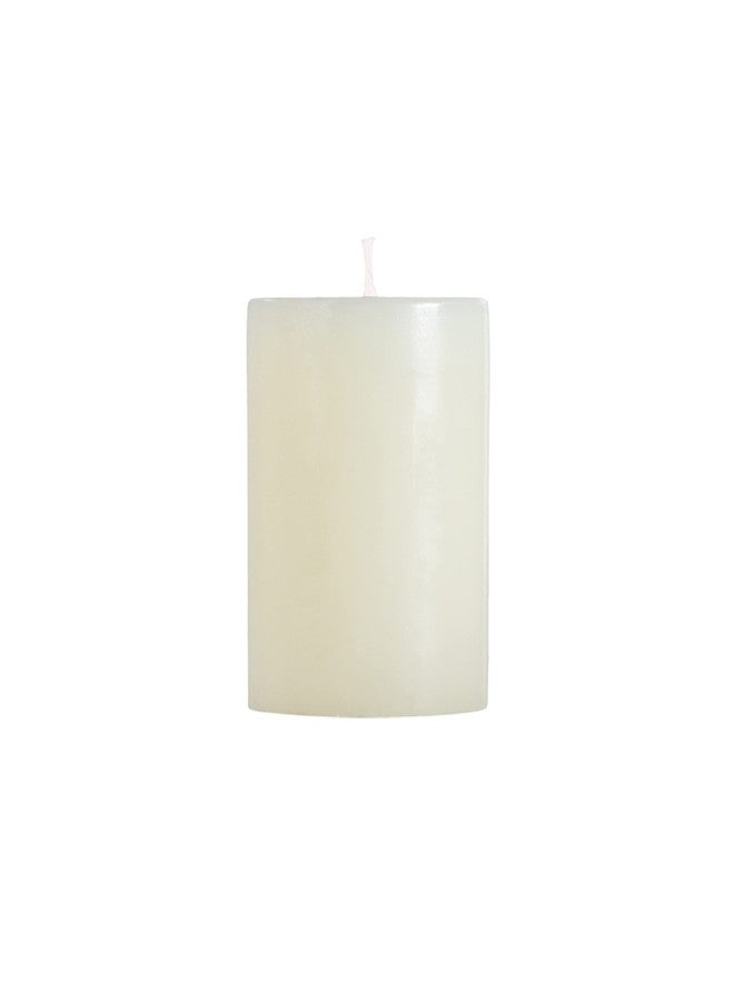 Stone & Feather� (SnF) IZE 2.5x3 inches, Vanilla Aromatic Pillar Candle (Paraffin Wax), S, Burning Time 40-45 Hours, for Meditation, Home Decoration, Diwali - Image 2