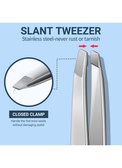 TsMADDTs Blackhead Remover Tools, Ingrown Hair Tweezers, Pimple Popper Tool Kit, Blackhead Extractor, Eyebrows Tweezers For Women Facial Hair Razors  - Image 2