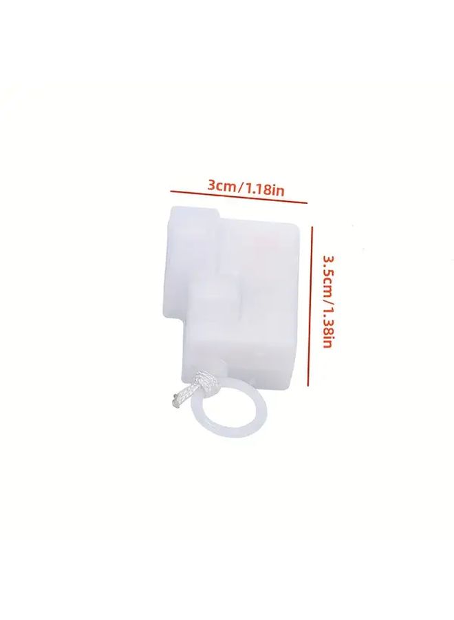 Brahms Lullaby Music Box Pull String Cord White Plastic Replacement Part With Metal Ring Durable Easy To Use For DIY Projects Music Box Accessories Model A2 - Image 2