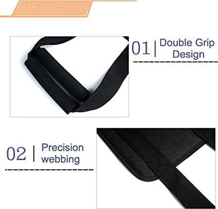 Dhadh Lift Belt 39 for Elderly Patients Help Pick Off Floor Stand Turn on Bed Chair Assist Aid Transfer Sling Handicapped Accessories Medical Supplies for Home Care - Image 5