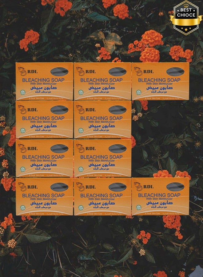 Soap 10 Pieces Bleaching Soap With Skin Moisturizer 135 Grams - Image 1