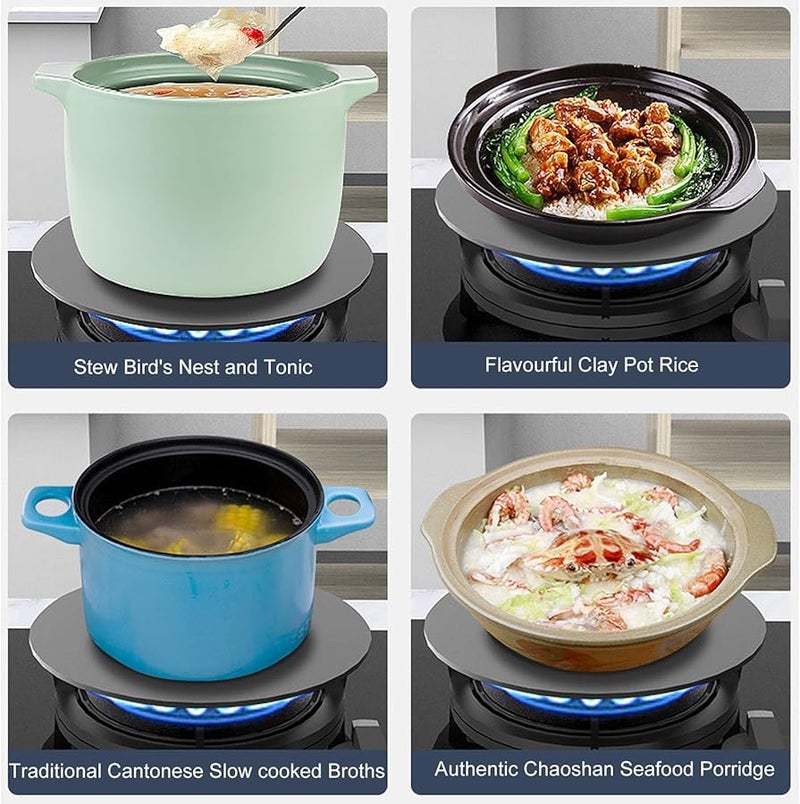 28cm Heat Diffuser Plate For Gas Stove Non Stick Thickened Flame Guard Simmer Plate - Image 5