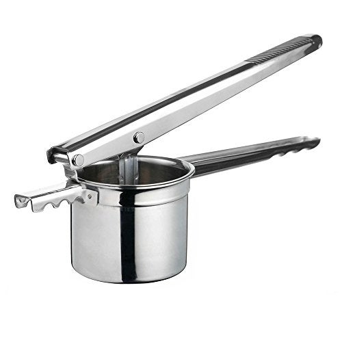 Cuisinox آلة هرس البطاطس من كوزينوكس، أداة مطبخ ثقيلة من الفولاذ المقاوم للصدأ، 3 أقراص - Image 1