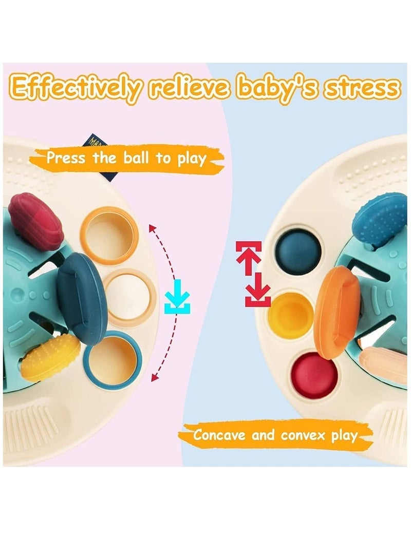سوفام لعب سيليكون مونتيسوري, السفر سحبت سلسلة النشاط لعبة, ألعاب حسية للأطفال, ألعاب الأطفال المهارات الجميلة ألعاب هدية - Image 4