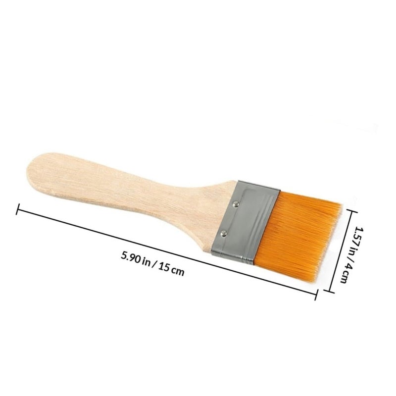 2Pcs Heat Resistant Nylon Basting Pastry Brush Set for Cooking Baking Grilling BBQ - Image 3