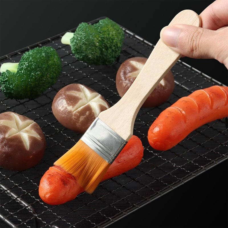 2Pcs Heat Resistant Nylon Basting Pastry Brush Set for Cooking Baking Grilling BBQ - Image 5