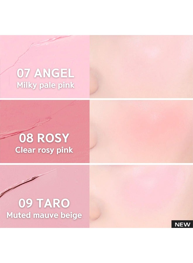 Bbia Ready To Wear Downy Cheek Cream Blush - Creamy Blendable & Buildable Blush Dewy Texture & Matte Finish High Pigment Longlasting Lightweight Natural Face Makeup (01 Downy Pink) - Image 5