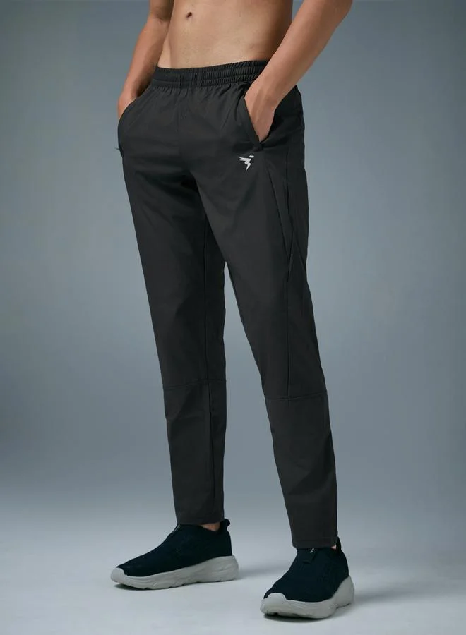 Technosport Technosport Men Solid Slim Fit Sports Track Pants