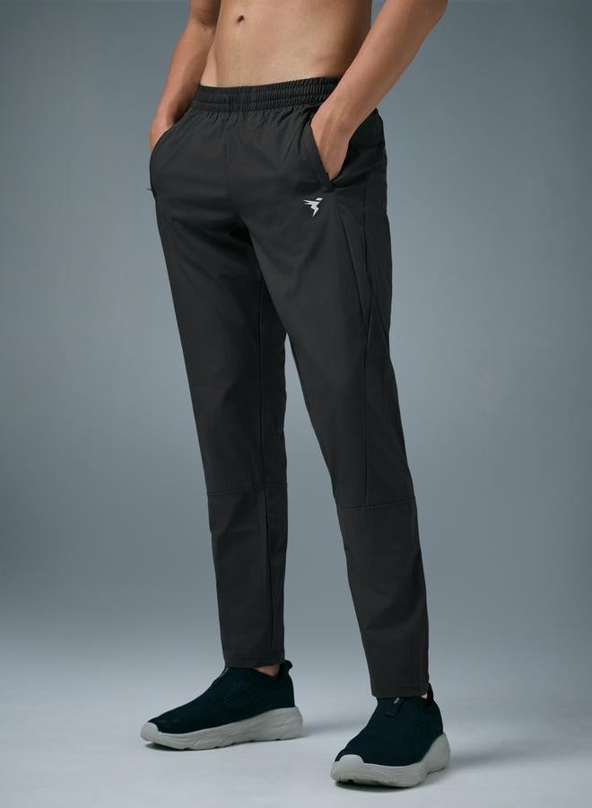 Technosport Men Solid Slim Fit Sports Track Pants - Image 2