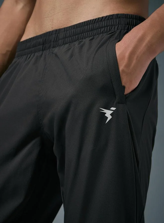 Technosport Men Solid Slim Fit Sports Track Pants
