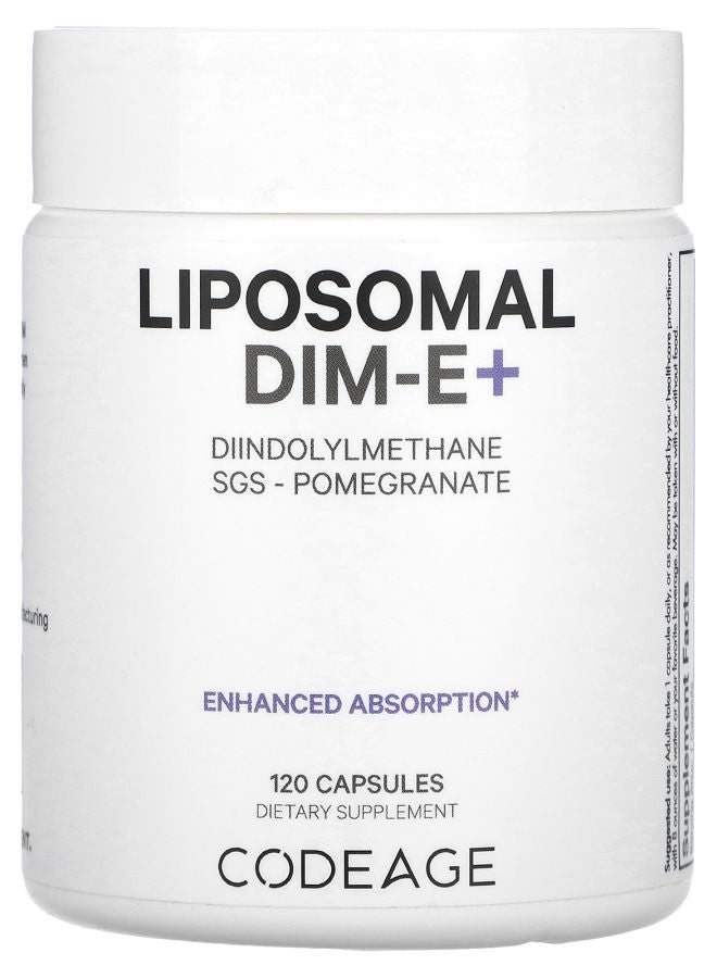Codeage Liposmal DIM-E+ Pomegranate 120 Capsules