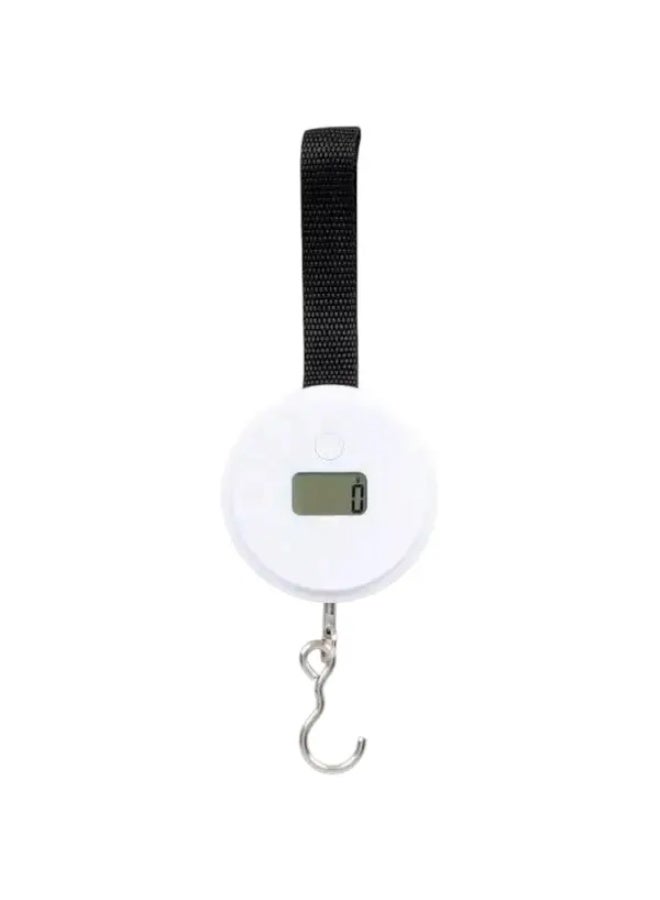 Portable electronic luggage scale 40 kg with LCD screen and metal hook - Image 1