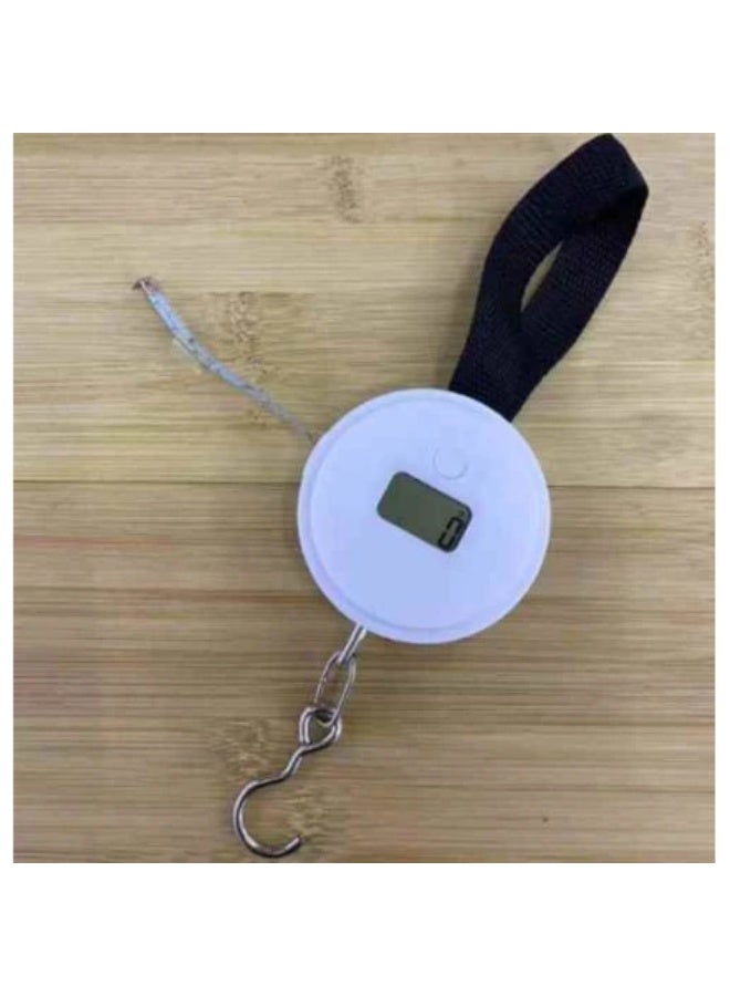 Portable electronic luggage scale 40 kg with LCD screen and metal hook - Image 3